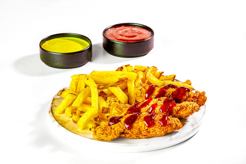Hot chicken family feast platter for sharing